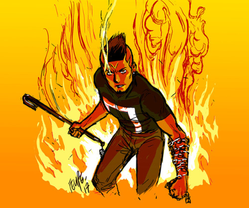 felipesmithart:Robbie Reyes: All-New Ghost Rider by Felipe...