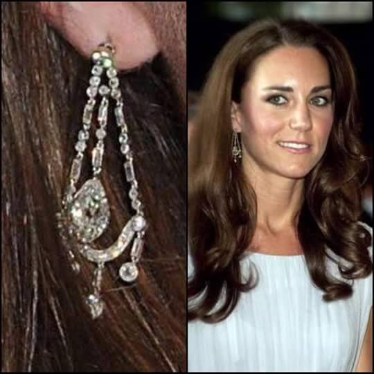 Image result for Queen’s Diamond Chandelier Earrings