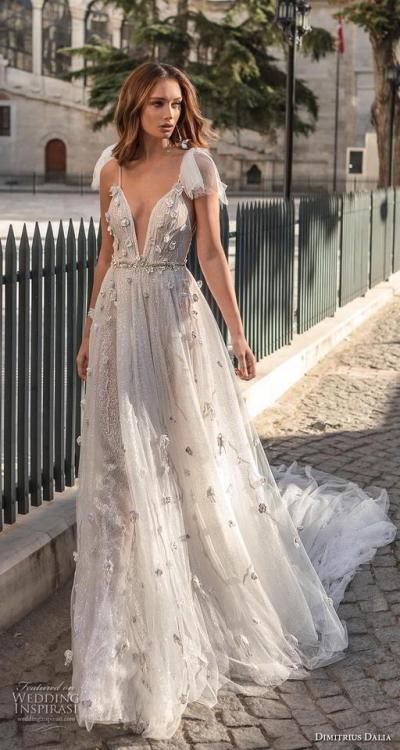 (via Dimitrius Dalia 2019 Wedding Dresses — “Obsessed” Bridal...