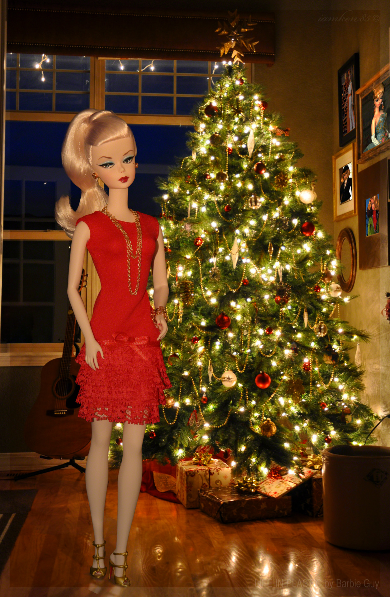 barbie doll christmas tree