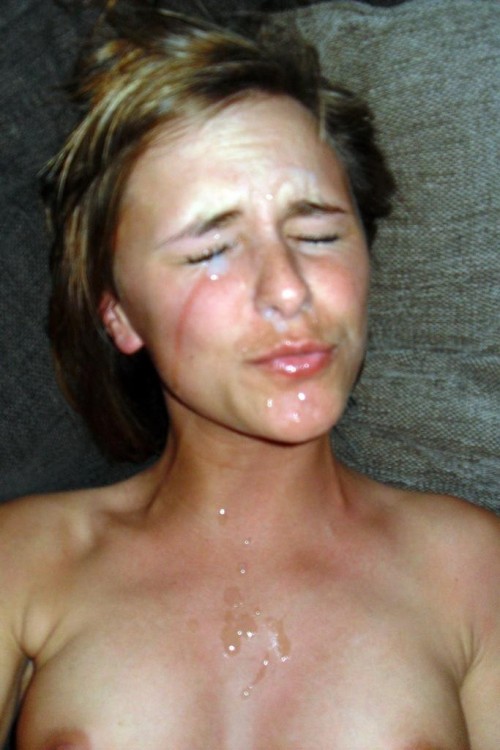 Cum Covered Teen Faces