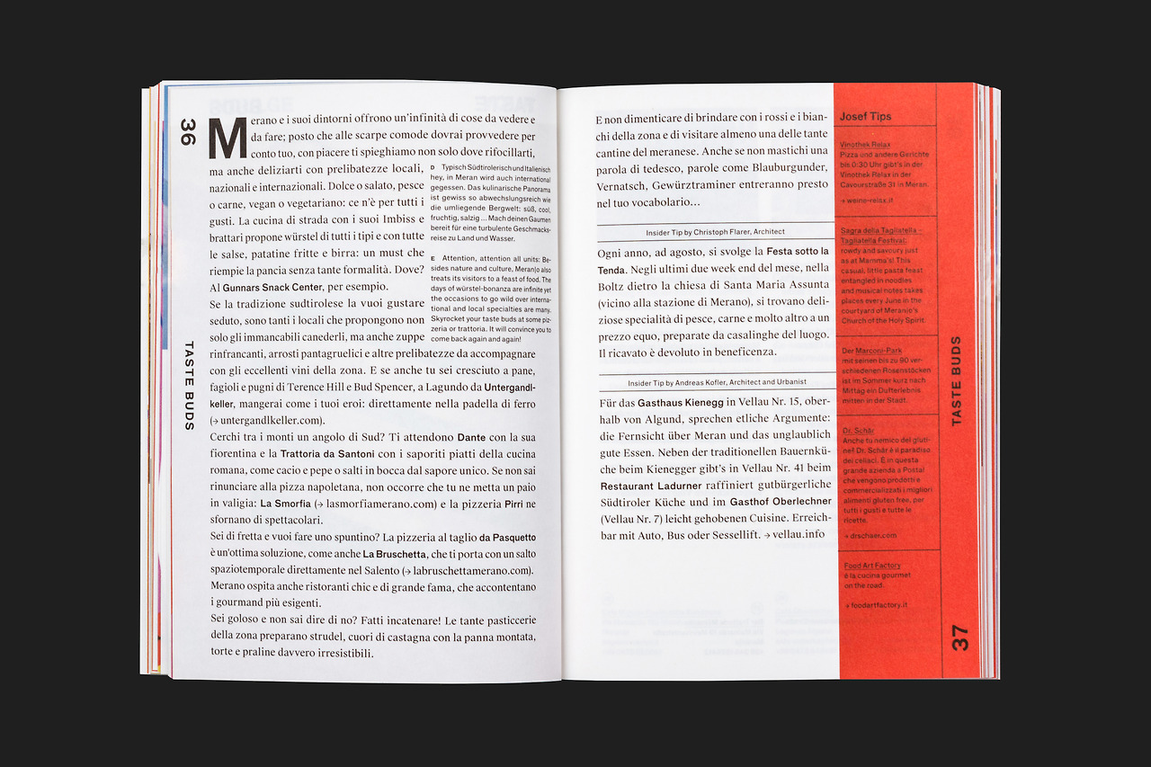 Josef Travel Book — Merano Design: Studio Mut - Thomas Kronbichler