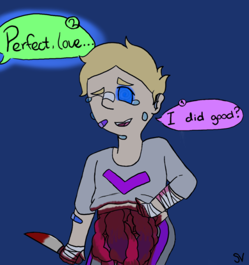 sam-vide:Goretober Day 3 | Prompt(s): Gut Spill/Playing With...