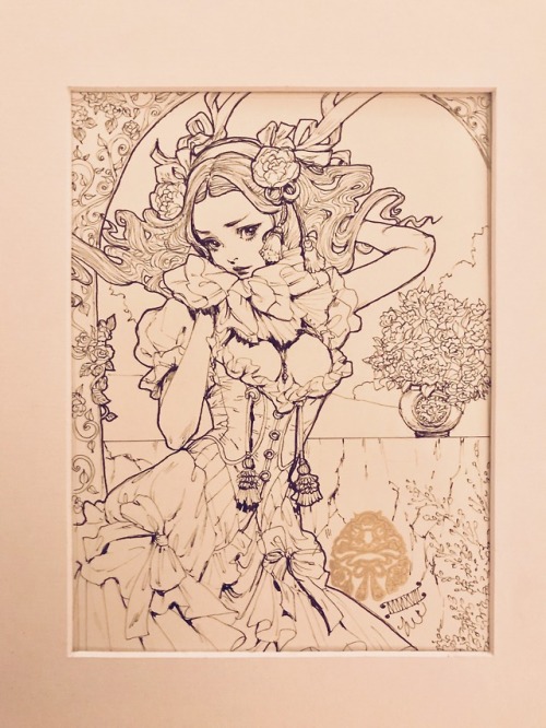 yasahime:Ink artworks http://jdarnell.storenvy.com