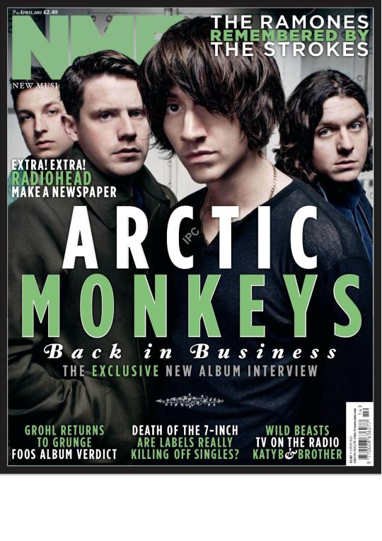 Arctic Monkeys NME 09/04/2011 tell me if you want more of this old NME monkeys’ cover stories in hi res, two newest articles on...