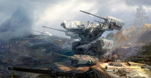 this-is-cool:The magnificent science fiction themed artworks of...