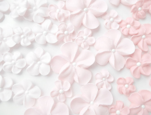 kawaiistomp:‘Shades of Pink’ royal icing flowers by...