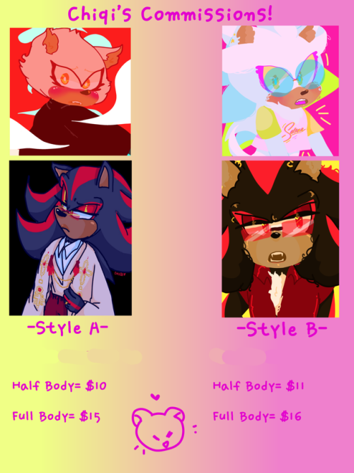 chiquitosilver:hey guys !! my commissions are OPEN !!i tried...