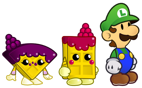 Paper Luigi And The Marvelous Compass Miscellaneous Art