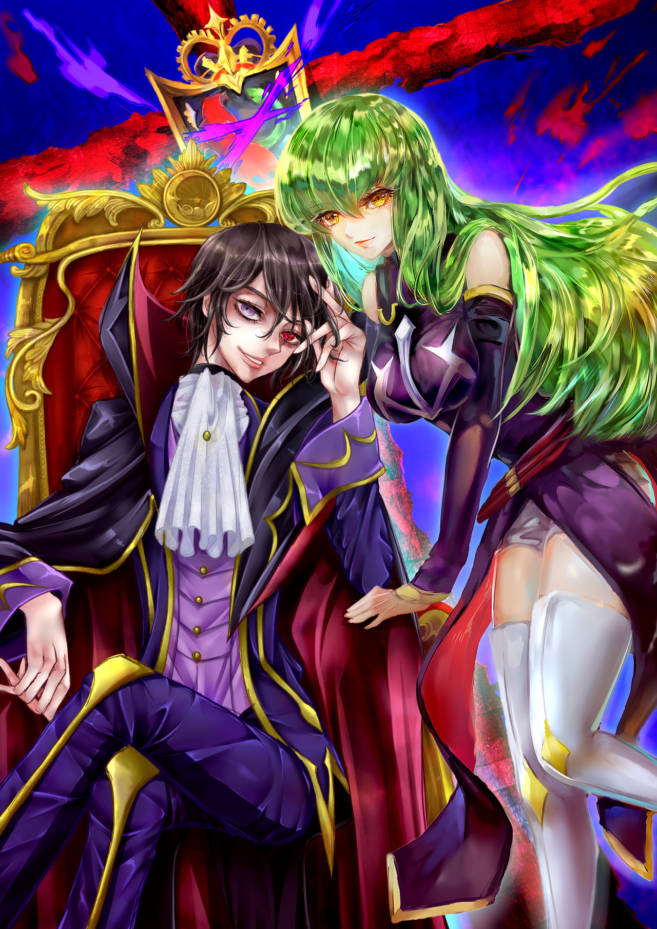 Lelouch And C C R Codegeass