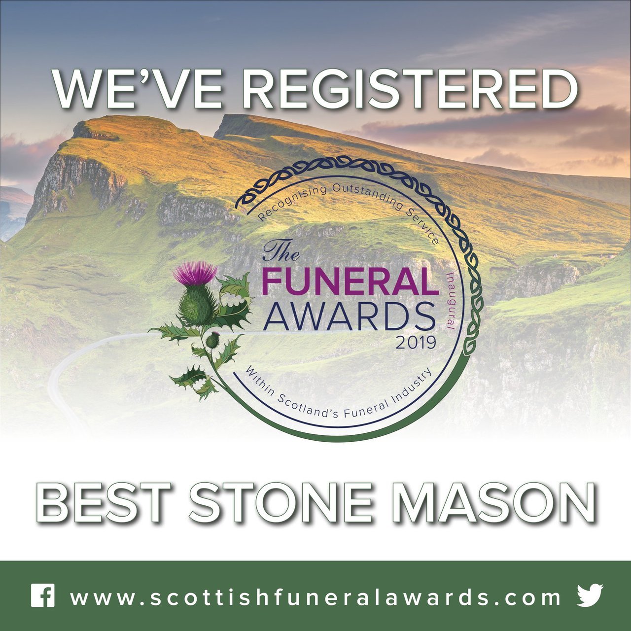<p>We’ve
registered for the Scottish Funeral Awards and would appreciate anyone
taking a few minutes to vote for us on the following link;</p><p> <a href="http://scottishfuneralawards.com/nominate/?fbclid=IwAR3IOgoHGCYYPj3Vry59j9iRQme5EtBMnaT70V6F65JbaswP4boWpdHyqvg">http://scottishfuneralawards.com/nominate/</a></p><p> Thanks in advance 😃</p>