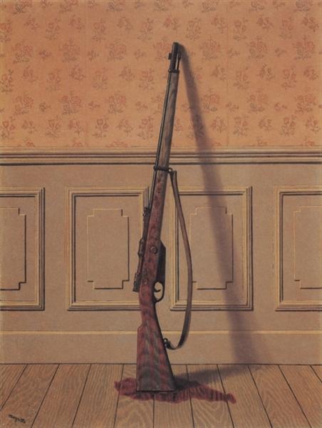 renemagritte-art:The survivor1950Rene Magritte