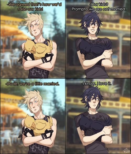 quesozombie:welp, here’s all of the noctis & prompto x...