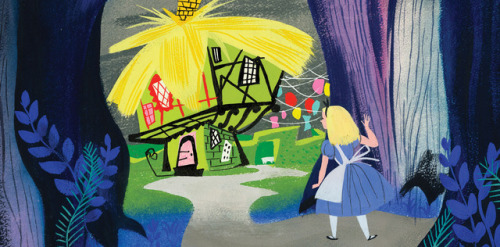 kingdomofanimation:Mary Blair, Whimsical Alice in Wonderland...