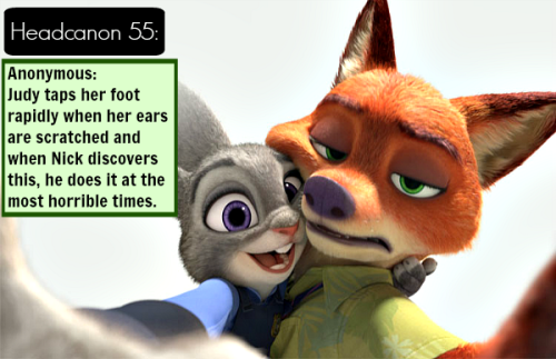 Anonymous: Judy taps her foot rapidly when her ears are...