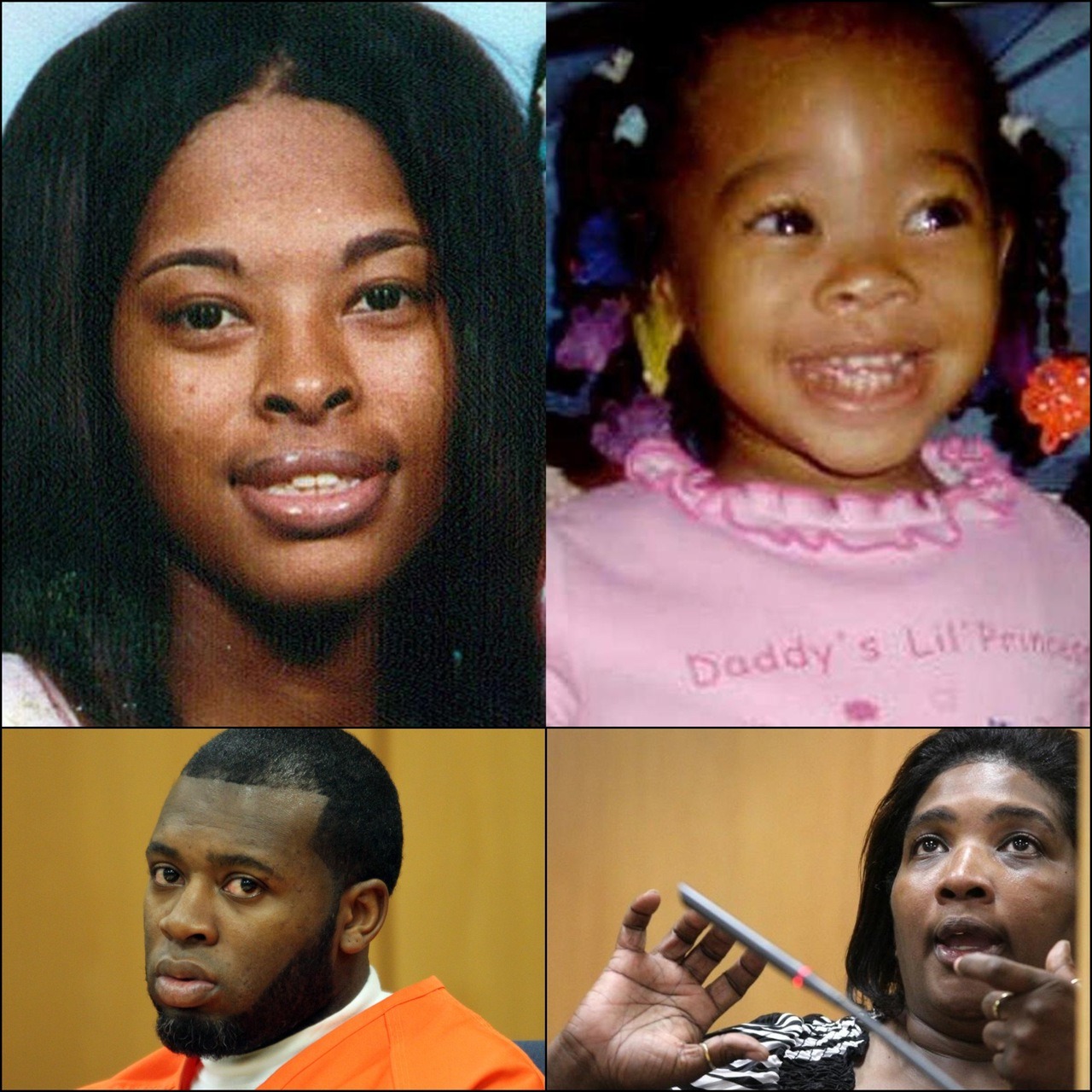 29 year-old Ronkeya Holmes (top left)  was murdered by the father of her child, Lester Ross (bottom left), on October 18th, 2009. Lester had custody of their 3 year-old daughter, MaSarah Ross (top right), and he lived in Haines City Florida with her...
