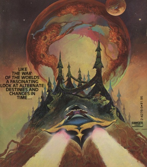 70sscifiart:Ken Barr cover art to Andre Norton’s ‘Star Gate’