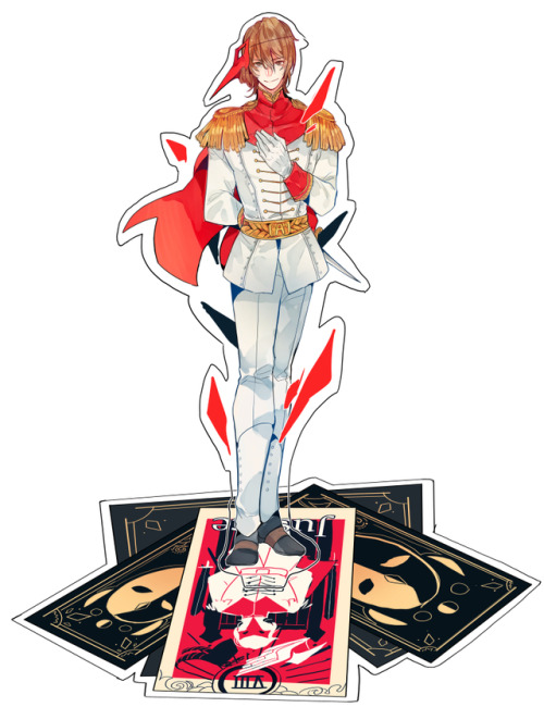 crimson-chains:New Persona standee designs! OWOGonna make them...