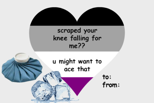 l-as-de-pique:Ace/aro friendly valentines. I’m having far too...