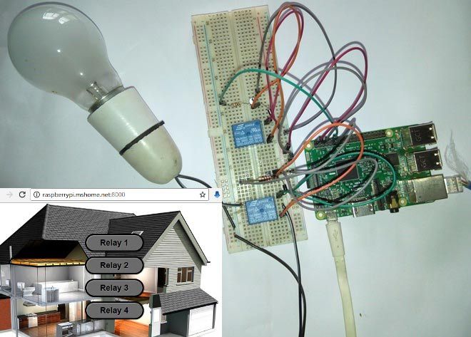 Circuit Digest  IoT Based Home  Automation  using Raspberry  
