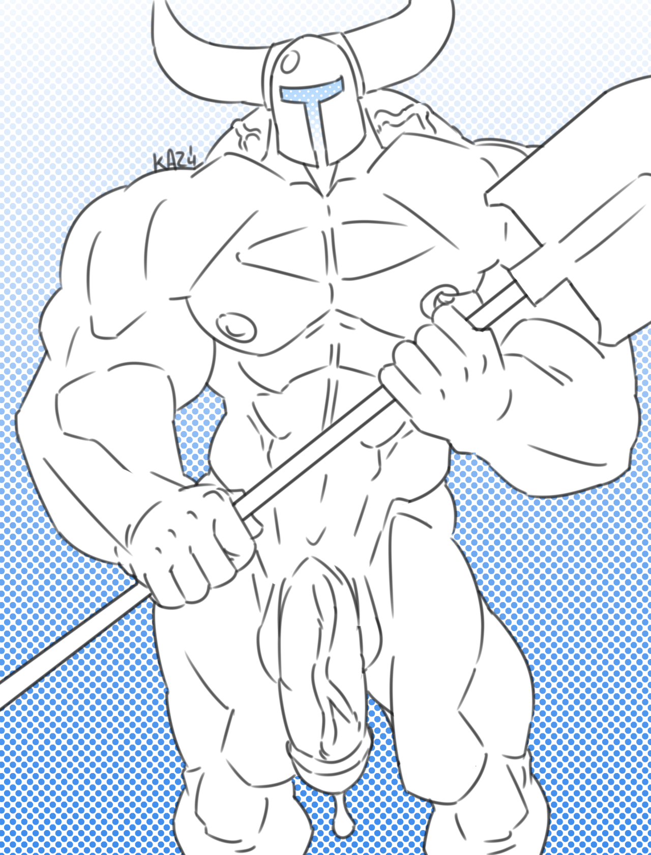 BOWSER'S BEEFY BOD â€” a shovel knight pic i commissioned from...