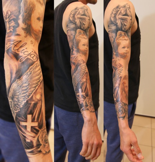 aaand another sleeve almost done...