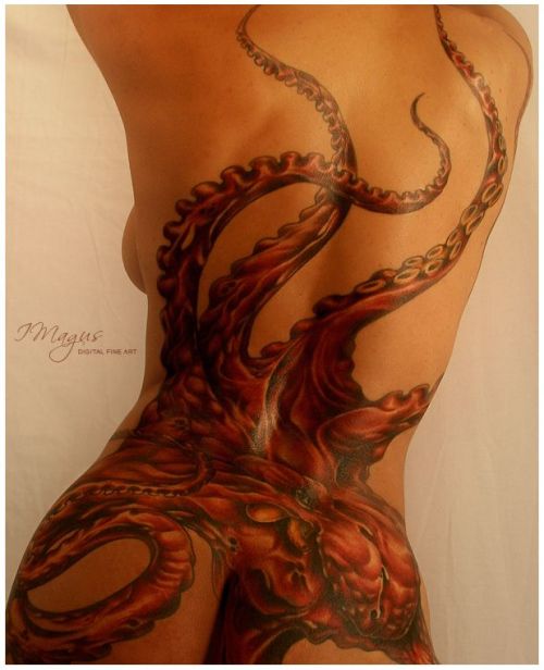 octopus tattoo on Tumblr