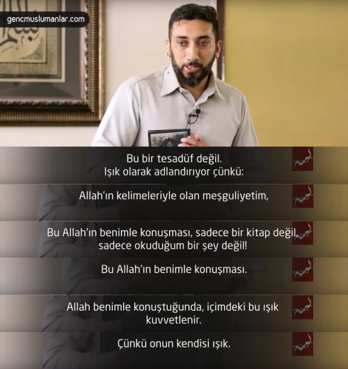 kalkanimvarbenim:“Allah'ın kitabına bu dönüşüm yapay olamaz....