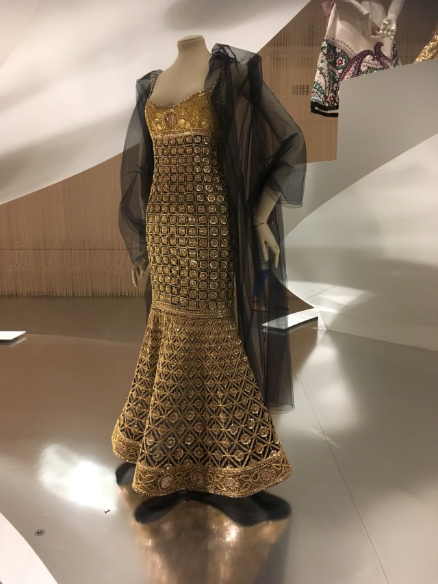 The Fashion Curator: Chanel Haute Couture 1996 gold embroidered dress...