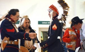 Crow ceremony marks Marine's return from Iraq