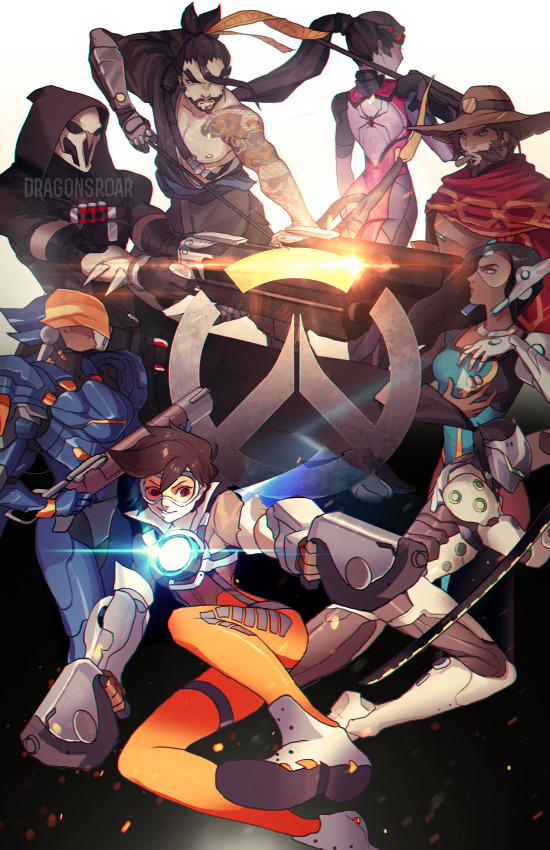 dragonsroarart:
“ Oops, I forgot to upload this 8′D Overwatch print- Such a fun game!
”
