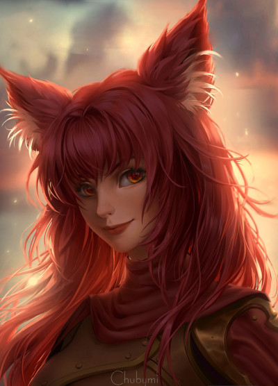 Neko Red Hair Girl Tumblr