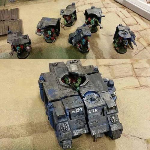 orkinprogress:frothshield:My new favorite Ork modelsOrk...