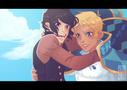 paladinbluespace:Howl’s Moving Castle Klance AU!And yep,...