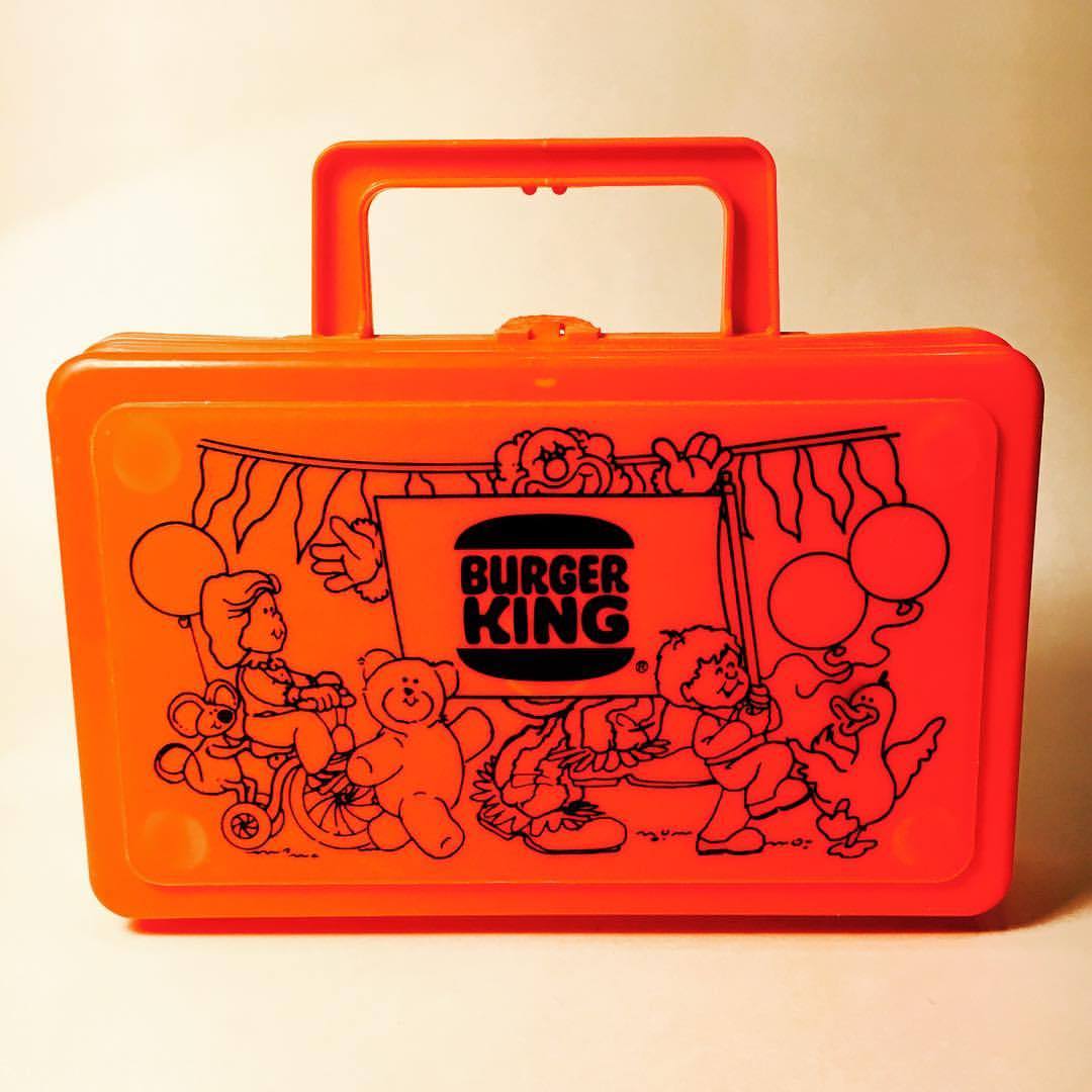 cotie tumblr - Vintage 1980’s Burger King Plastic Lunch Box By...