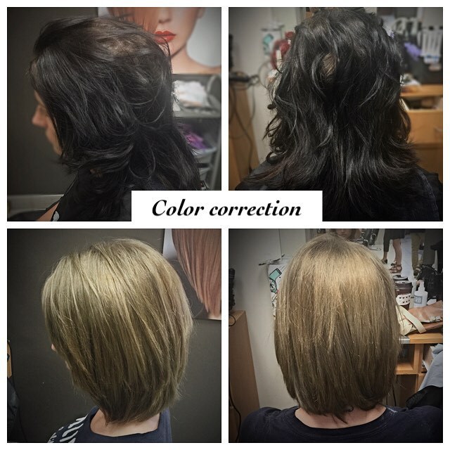 Rayleen Webber Colour Correction From Black Box Dye To Her
