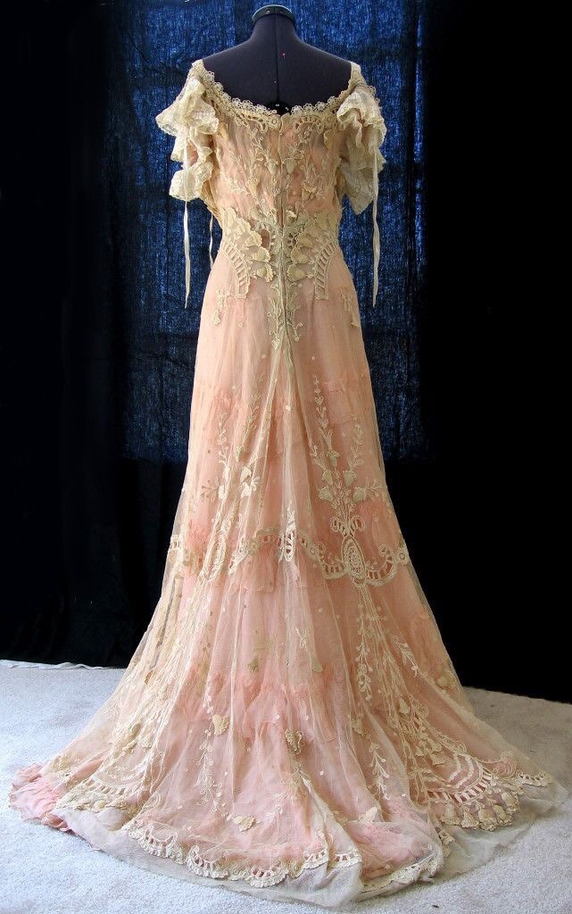 My Angelic Daydream Early 1900s Gibson Girl Ball Wedding Gown