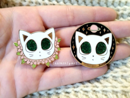 tessmontyart:My first ever enamel pins are here!!...