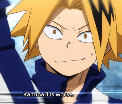 is kaminari the traitor? still no | Tumblr