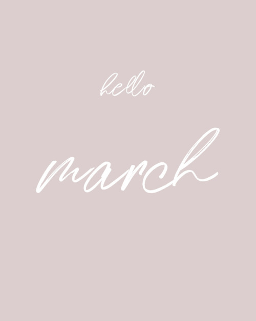 tyrellen:—  hello march