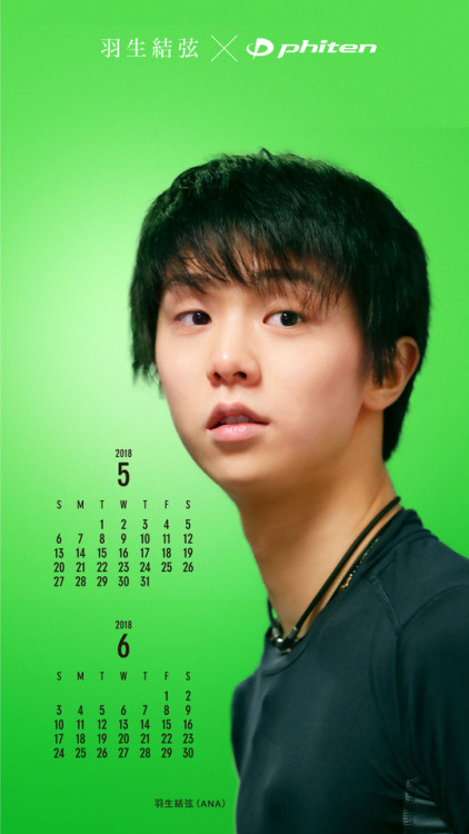 nanoka12:Calendar wallpapers for iphone || Yuzuru Hanyu 2018...