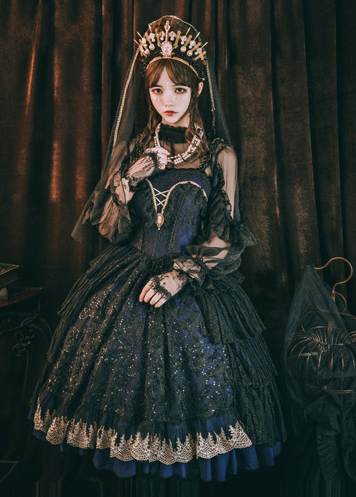 lolita-wardrobe:New Release: Miracles 【-The Siren-】 Gothic...