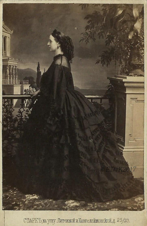 glitterofthepast:Grand Duchess Alexandra Iosifovna, 1860′s....