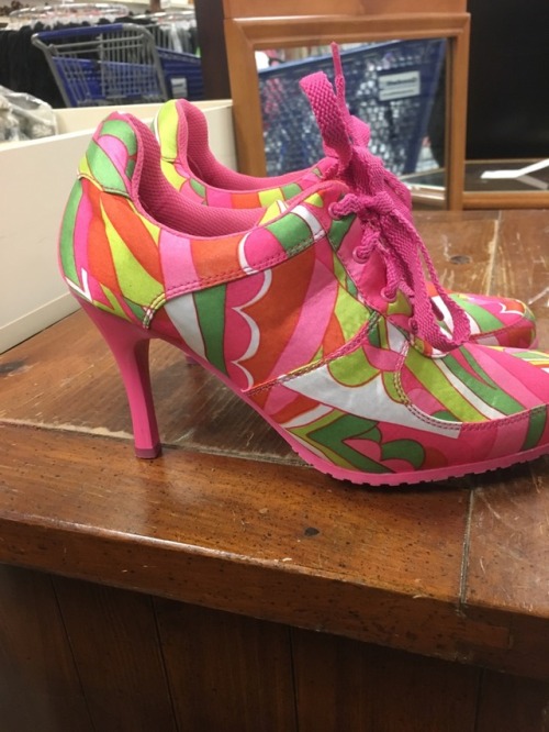 libertarirynn:So I came across a pair of sneaker stilettos at...