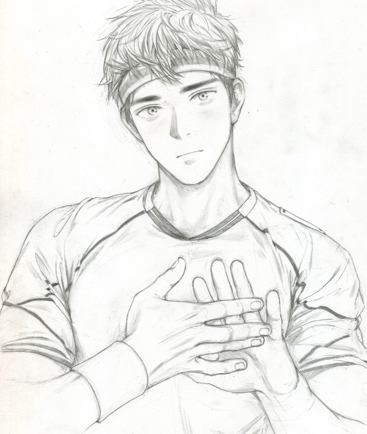 ART BY SHINJI CHIBANA — Oikawa pencil sketch