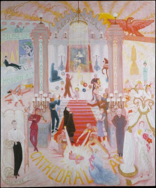 met-modern-art:The Cathedrals of Art by Florine Stettheimer,...