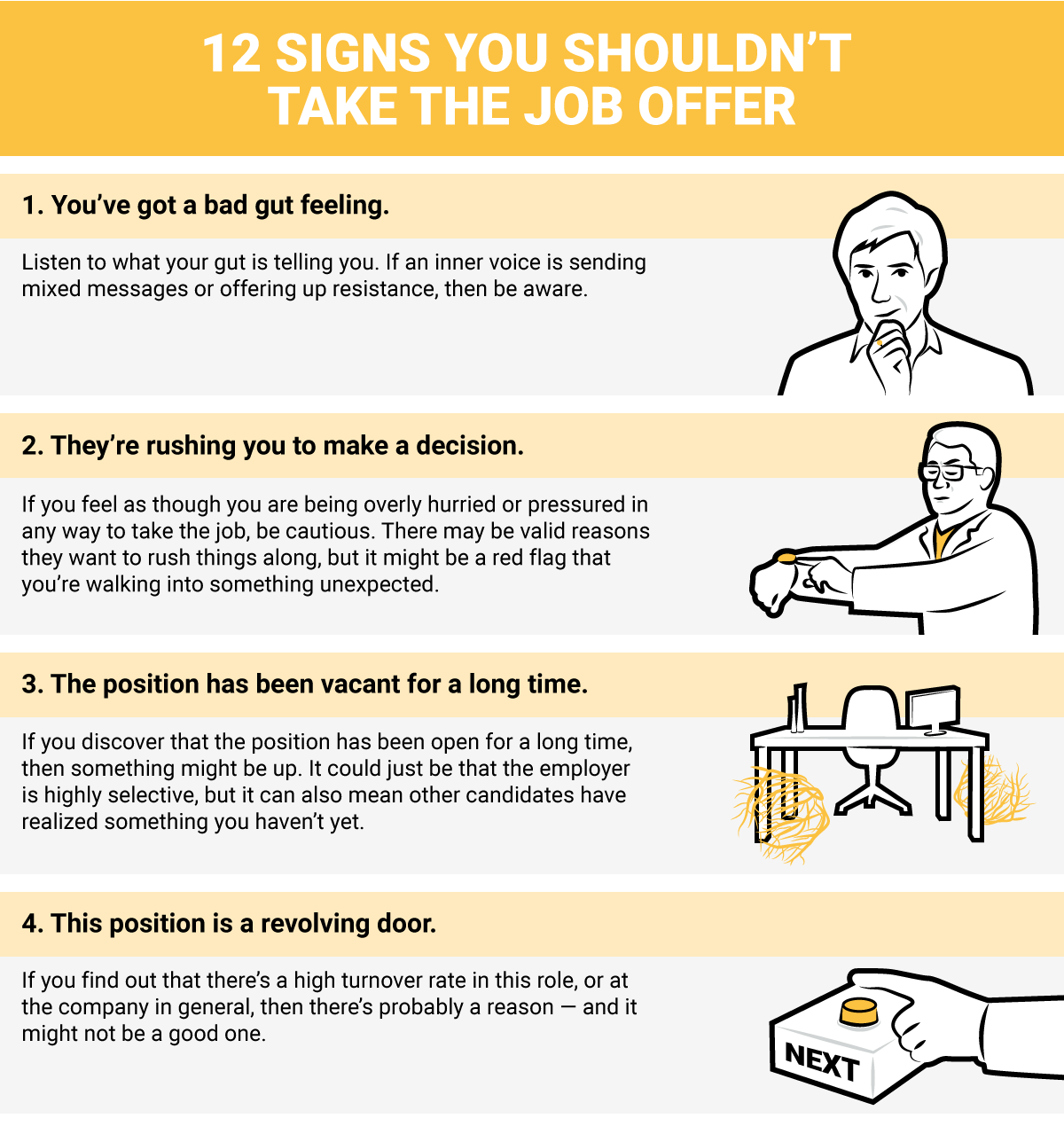 12 Signs You Shouldn T Accept That Job Offer