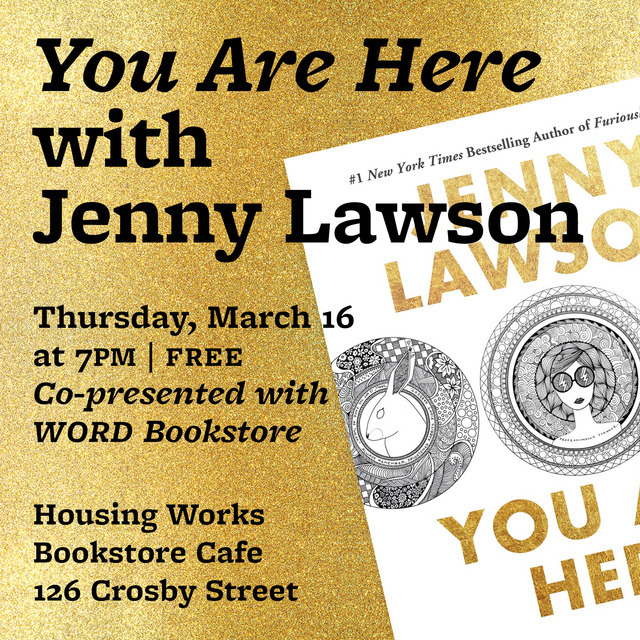 Jenny Lawson is in the house tomorrow night with...