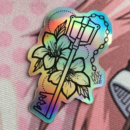 sosuperawesome:Holographic StickersSevtiny Wizard on EtsySee...