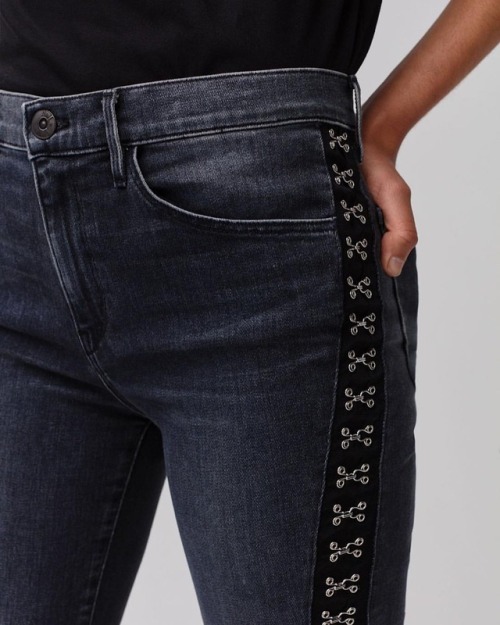 Meet the Corset Slim Jean in Edda. | Functional hook and bar...